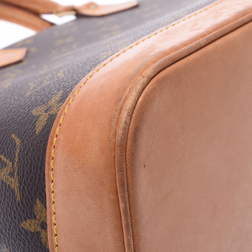 Louis Vuitton Monogram Handbag Canvas Brown Alma Brown - Picture 6 of 11
